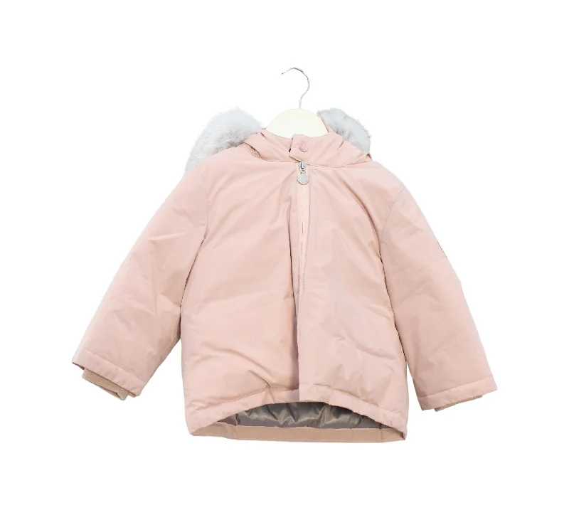 Bonpoint Faux Fur Puffer Jacket 2T