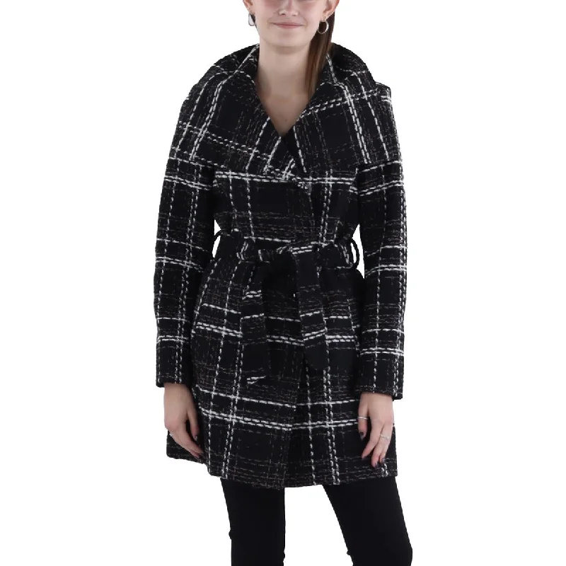 Womens Wool Blend Long Wool Coat