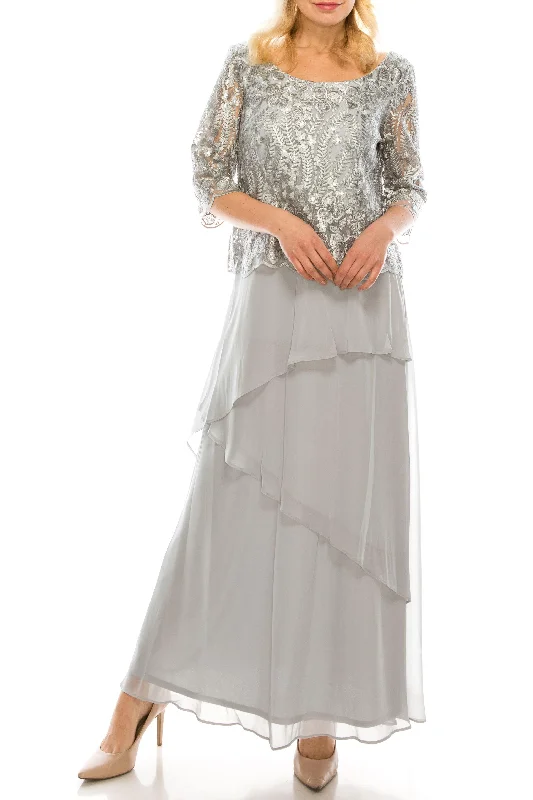 Le Bos Mother of the Bride Long Chiffon Dress 26963