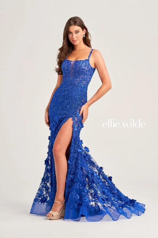 Ellie Wilde EW35053 Long Fitted Prom Formal Gown