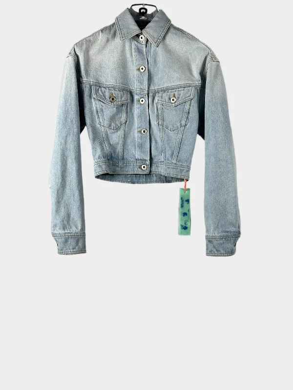 Toy Box Bleach Crop Jacket