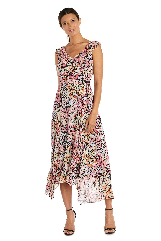 R&M Richards 7204 High Low Sleeveless Dress