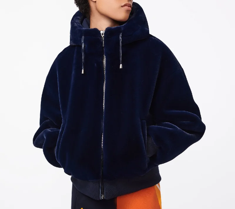 Faux Beaver Hoodie