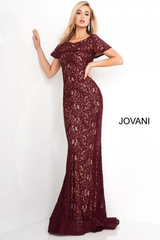 Jovani 02904 Long Formal Evening Lace Dress