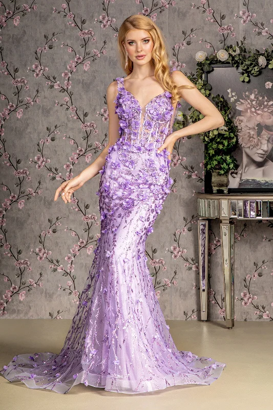 Glitter Prom Mermaid Evening Long Dress