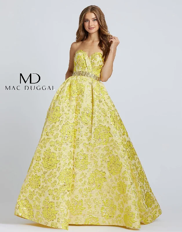 Mac Duggal Prom Long Floral Ballgown Sale