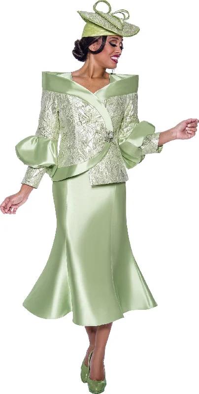 Divine Apparel G10152 Tea Length Mother of the Bride Skirt Suit