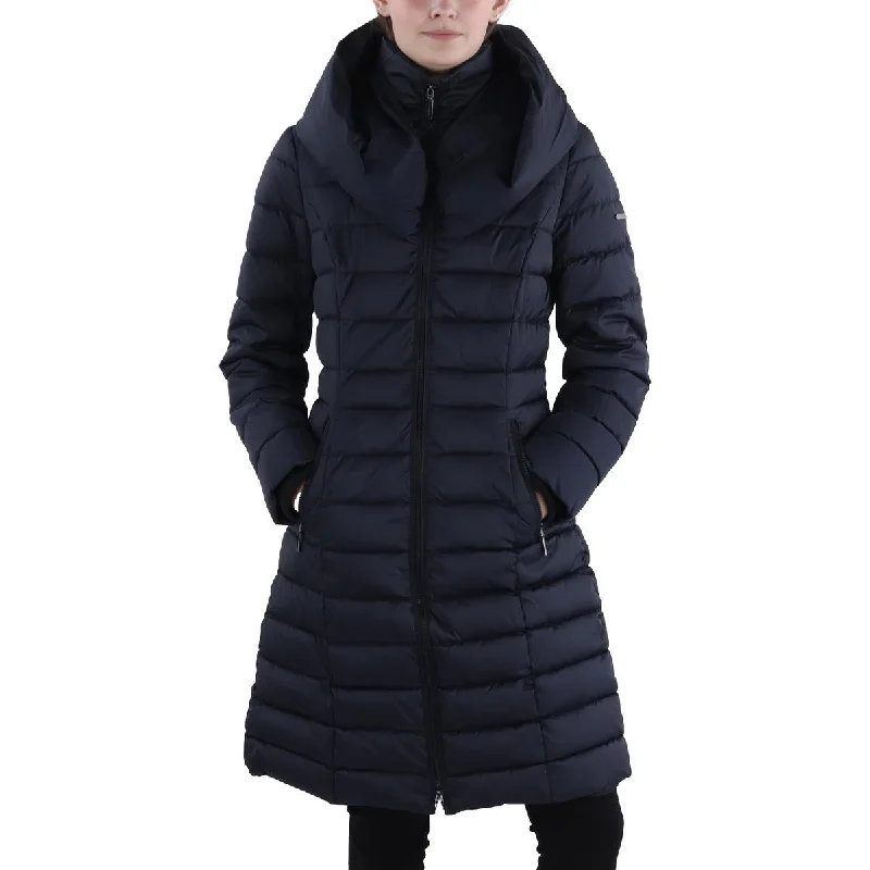 Womens Hooded Long Parka Coat