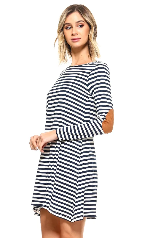 Patch Things Up Striped Dress