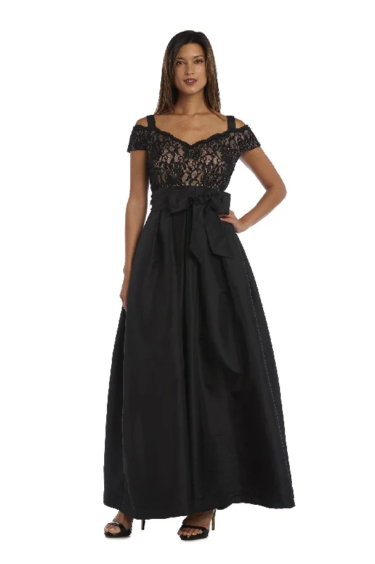 R&M Richards 2056 Evening Long Formal Lace Top Dress Sale