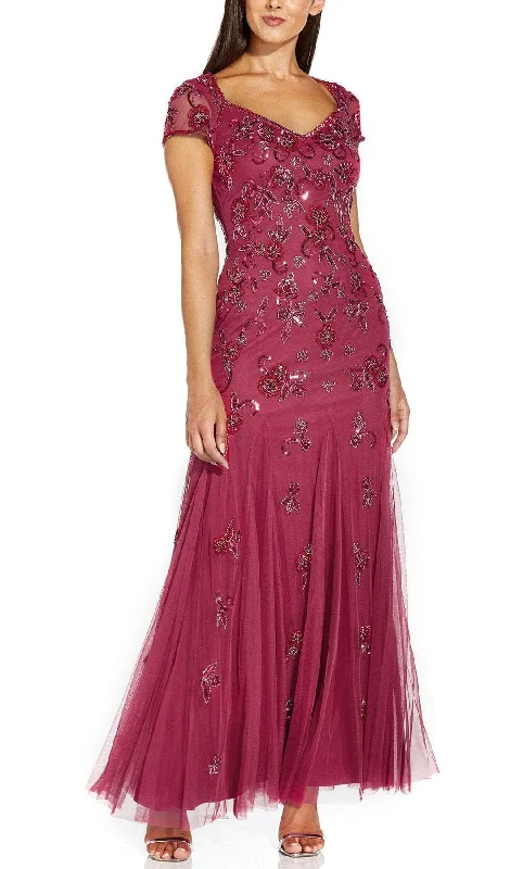 Dusty Rouge 6 Adrianna Pappel Long Formal Sale