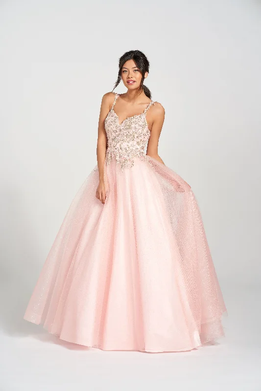 Colette CL12205 Glitter Prom Long Formal Dress