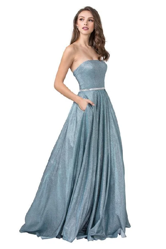 Mac Duggal Straplless Long Prom Dress Sale