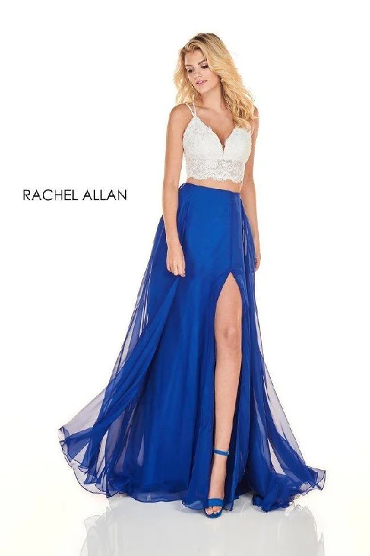 Rachel Allan Sexy Two Piece Long Prom Dress