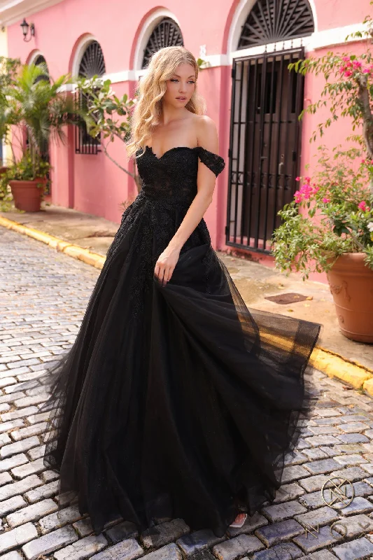 Nox Anabel R1303 Long A Line Prom Ballgown