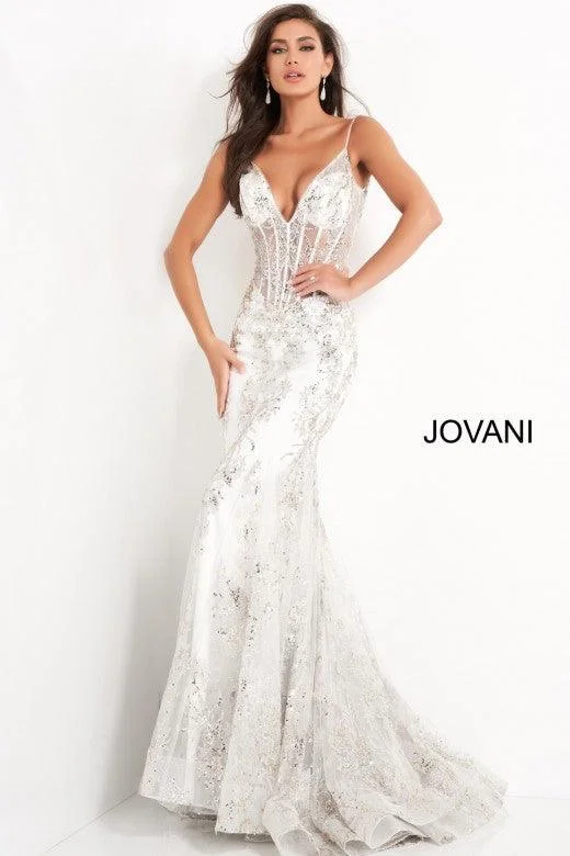 Jovani 3675 Long Formal Mermaid Prom Dress