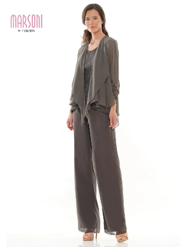 Charcoal 16 Marsoni Formal Mother of the Bride Pant Suit Sale 303 Sale