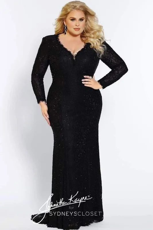 Sydneys Closet Plus Size Formal Prom Long Dress