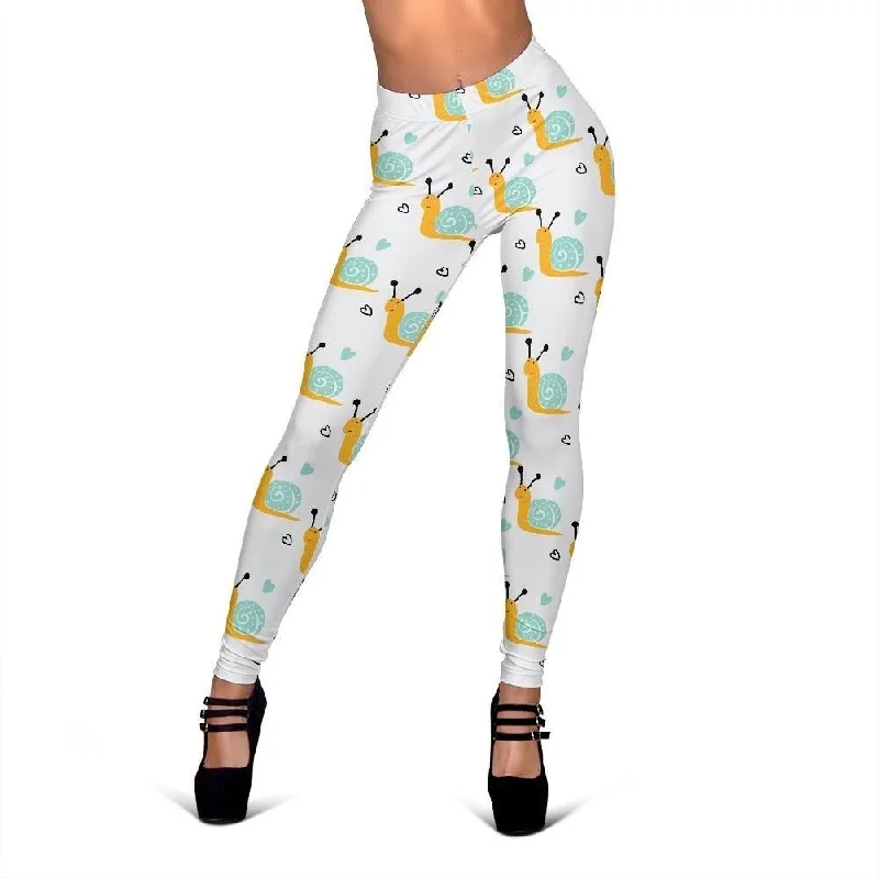 Pattern Print Snail Print Pattern Women Leggings