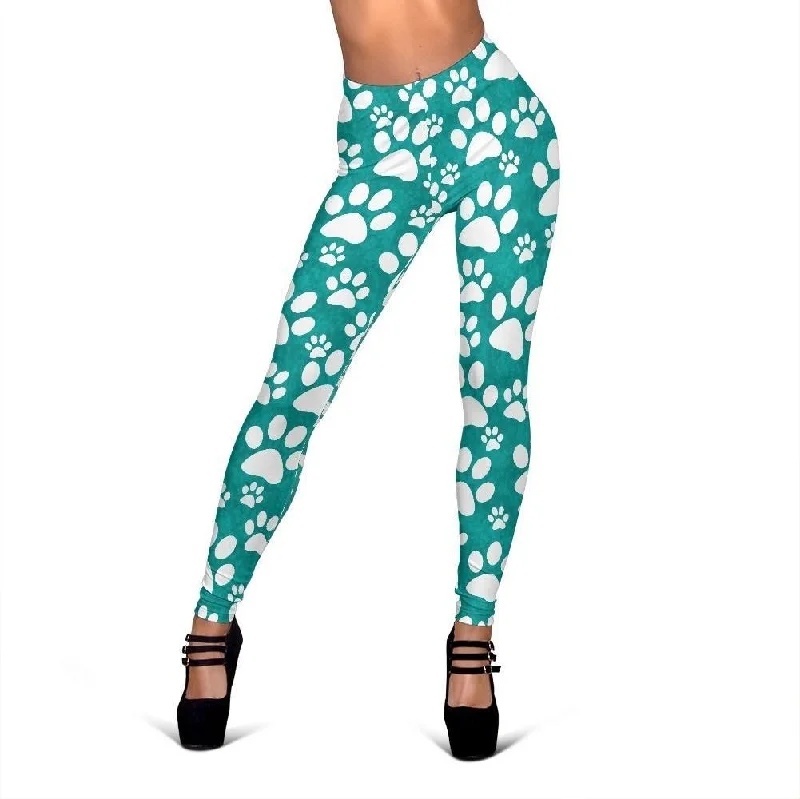 Paw Pattern Print Print Pattern Women Leggings