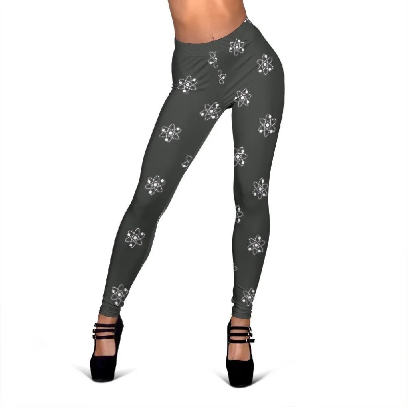 Science Atom Print Pattern Women Leggings