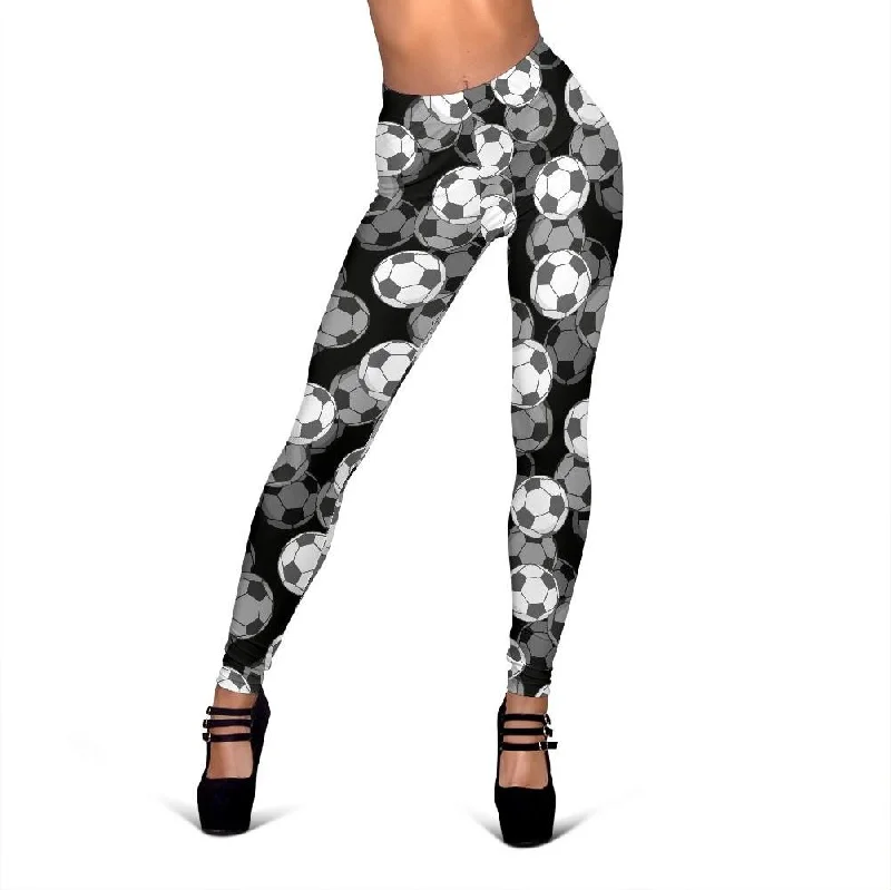 Soccer Print Pattern Women Leggings